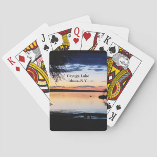 JEU DE CARTES LAC CAYUGA ITHACA NEW YORK