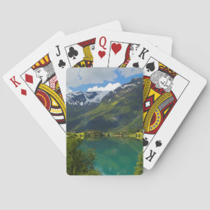 Jeu De Cartes Lac Floen pittoresque, Norvège