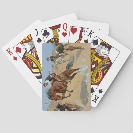 Jeu De Cartes Lâchez-le, Bill, vers 1893 (dos)