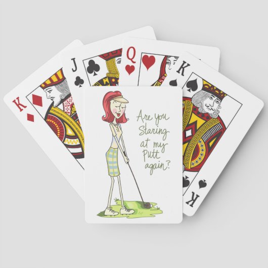 Jeu De Cartes Lady Golfer (dos)
