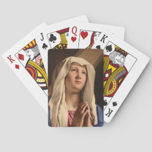 Jeu De Cartes Lady Madonna Praying (Vierge Marie) (Art chrétien)