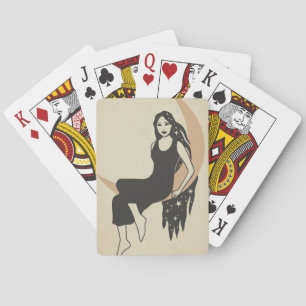 Jeu De Cartes Lady Moon Jouer Aux Cartes