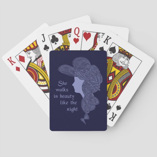Jeu De Cartes Lady Red Lecture Cartes (dos)