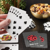 Jeu De Cartes Ladybug ; Faux Fibre de carbone (In Situ)