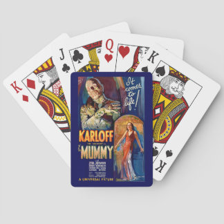 Jeu De Cartes L'affiche de film vintage d'horreur de maman