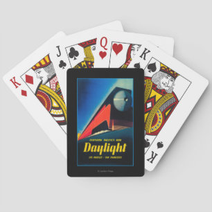 Jeu De Cartes L'affiche promotionnelle de train de lumière du