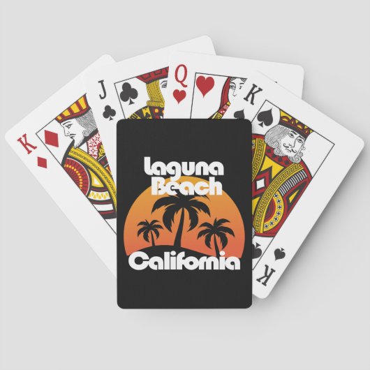 Jeu De Cartes Laguna Beach, Californie (dos)
