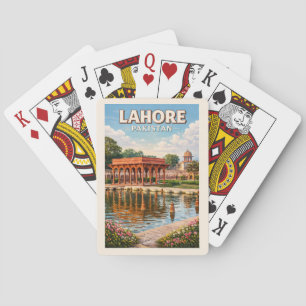 Jeu De Cartes Lahore Pakistan Jardins Illustration Voyage Art