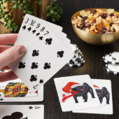 Jeu De Cartes L'aide de Père Noël Pug (In Situ)