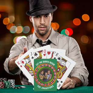 Jeu De Cartes Laisser les Jeux Commencer le design de la roulett