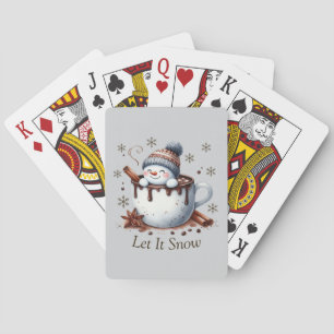 Jeu De Cartes Laisser Neige Jouer Des Cartes