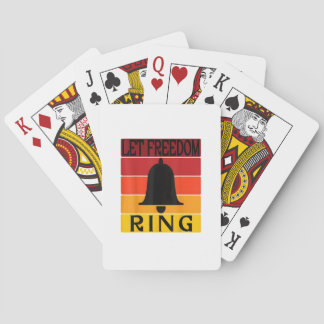 Jeu De Cartes Laissez la ceinture de liberté Retro Sunset Bell