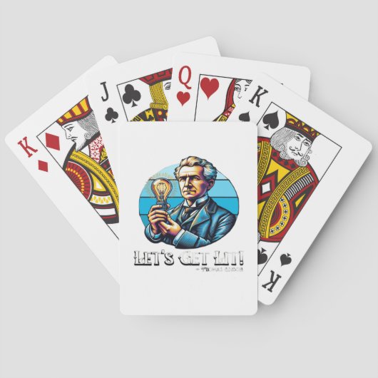 Jeu De Cartes Laissons-nous ! Cool classique minimal (dos)