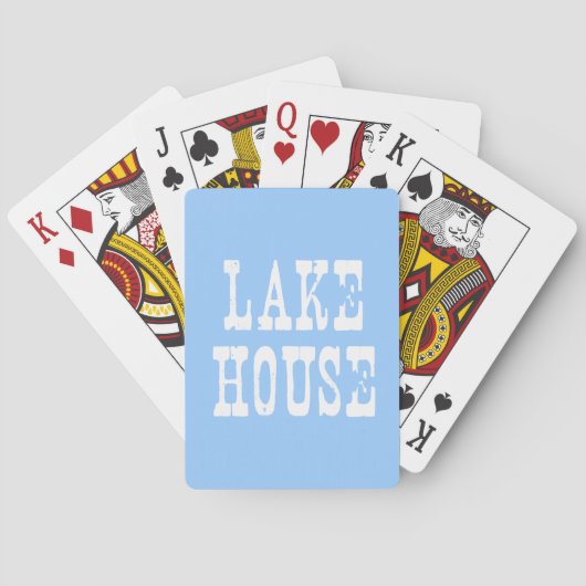 Jeu De Cartes Lake House Blue (dos)