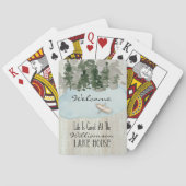 Jeu De Cartes Lake House Location de vacances Bienvenue (dos)