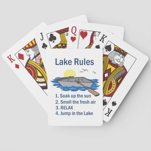 Jeu De Cartes Lake Rules (dos)