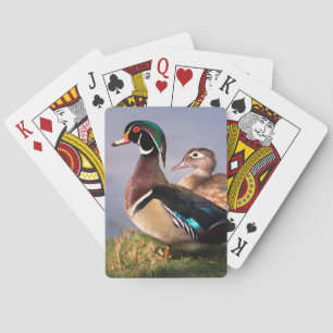 Jeu De Cartes Lakeside, canard en bois