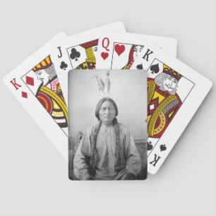 Jeu De Cartes Lakota Leader assis Bull Amérindien