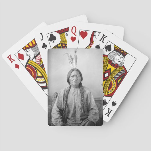 Jeu De Cartes Lakota Leader assis Bull Amérindien (dos)