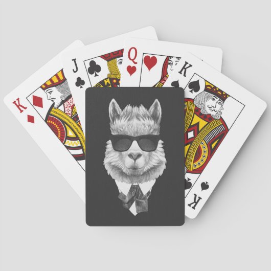 Jeu De Cartes Lama chic (dos)