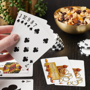 Jeu De Cartes l'ambiance chaleureuse et festive de Thanksgiving