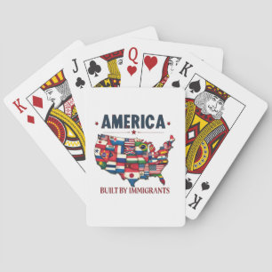 Jeu De Cartes L'Amérique bâtie par les immigrants L'Amérique pat