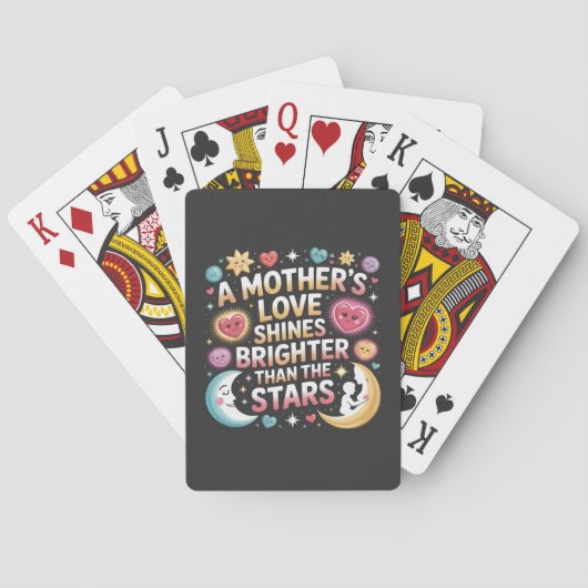 Jeu De Cartes L'amour d'une mère brille plus que les étoiles (dos)