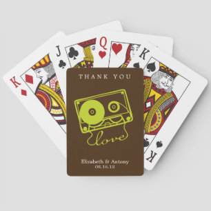 Jeu De Cartes L'amour est un mélange {brun et vert}