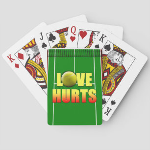 Jeu De Cartes L'amour fait mal, drôle de tennis