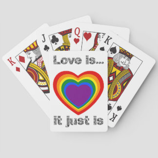JEU DE CARTES L'AMOUR JOUE DES CARTES 1