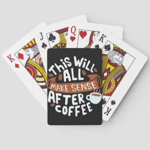 Jeu De Cartes L'Amoureux Du Café A Tous Du Bon Sens Avec Le Café