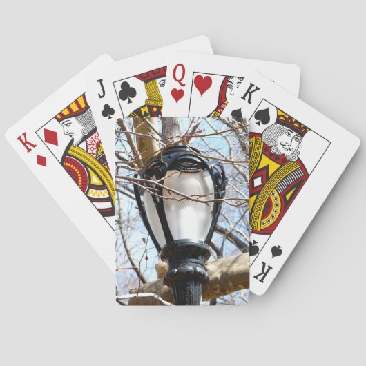 Jeu De Cartes Lampe Post New York Central Park (dos)