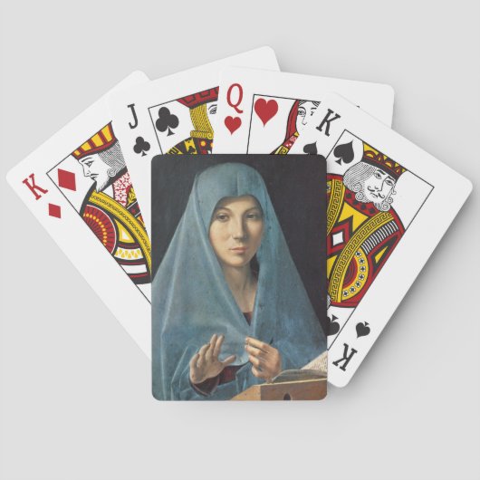 Jeu De Cartes L'Annonciation, 1474-75 (huile sur panneau) (dos)