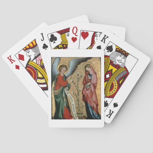 Jeu De Cartes L'Annonciation, v.1330 (huile sur panneau) (dos)