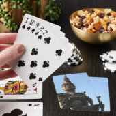 Jeu De Cartes Lao Giant Guardian .. Parc du Bouddha, Vientiane,  (In Situ)