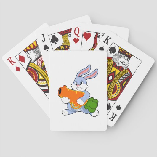 Jeu De Cartes Lapin avec carotte (dos)