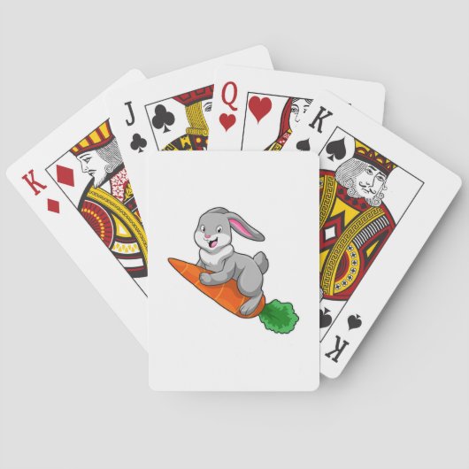 Jeu De Cartes Lapin avec carotte (dos)