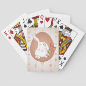 Jeu De Cartes Lapin avec Tulips Spring Holiday Rabbit (dos)
