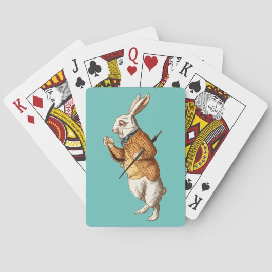 Jeu De Cartes Lapin blanc (Alice's Adventures in Wonderland) (dos)