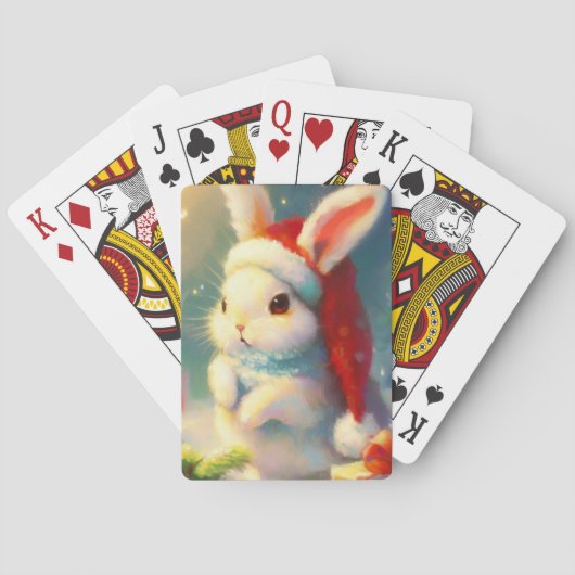 Jeu De Cartes Lapin de Noël (2) (dos)