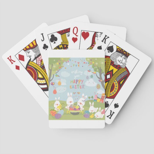 Jeu De Cartes lapin de pâques (dos)
