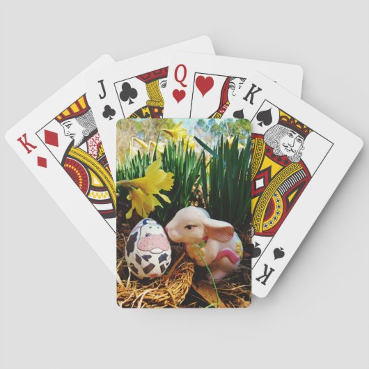 Jeu De Cartes Lapin de Pâques et oeuf de vache (dos)
