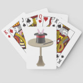 Jeu De Cartes Lapin Magique dans un Chapeau avec une Baguette (dos)