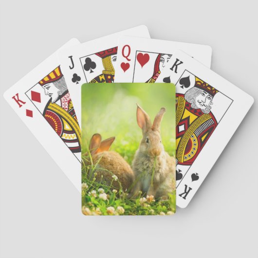Jeu De Cartes Lapins de Pâques (dos)