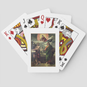 Jeu De Cartes L'Apparition de la Vierge aux Saints Jean th