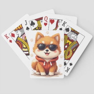 Jeu De Cartes Lapphund Finlandais Mignon Chien Kawaii
