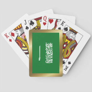 Jeu De Cartes L'Arabie Saoudite Drapeau Jouer Des Cartes