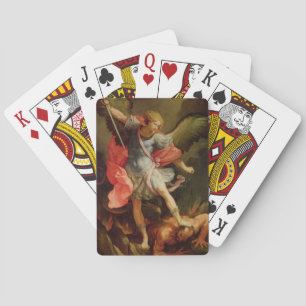 Jeu De Cartes L'Archange Michel vainquant Satan