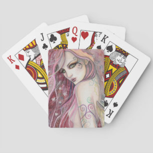 Jeu De Cartes L'art de fantaisie féerique moderne de la timide f