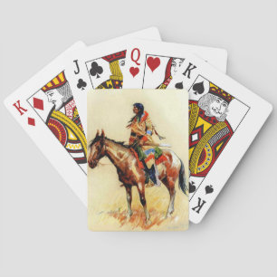 Jeu De Cartes L'art indien occidental de Frederic Remington “Une